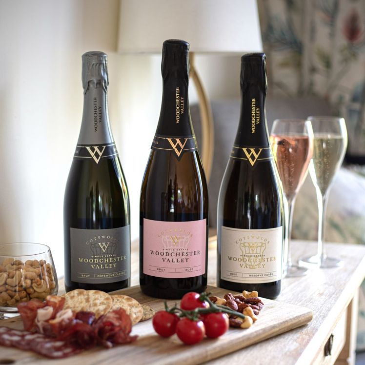 Cotswolds English Sparkling Wine Collection 3 bottles